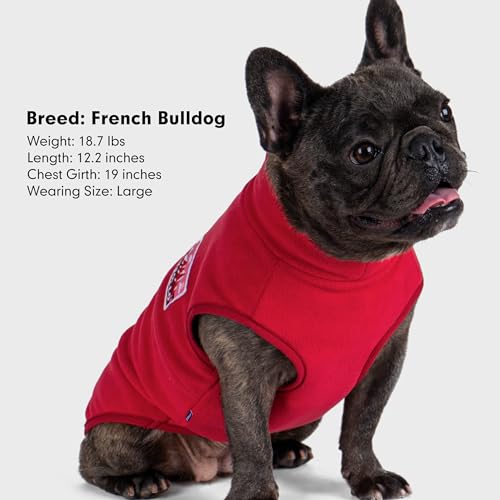 Fleece Dog Sweater (Large / Red)