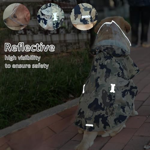 Waterproof Dog Raincoat (Camo / XX-Large)