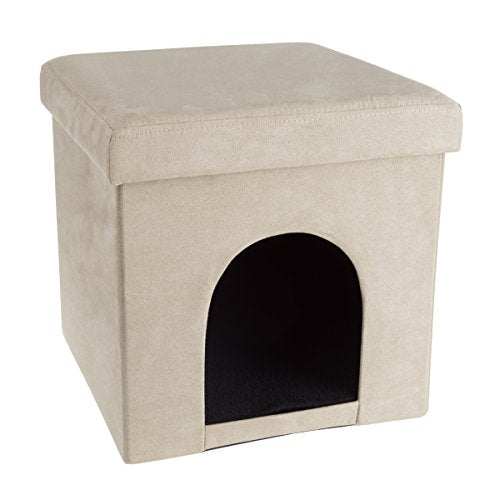 Pet House Ottoman (Tan)