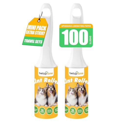 Mini Lint Roller 2 Pack for Pet Hair