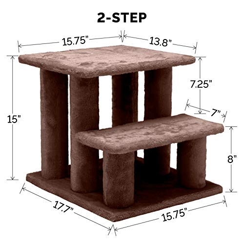 Steady Paws Multi (Brown / 3-Step / Pet Stairs)