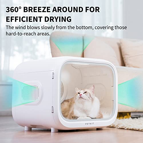 AIRSALON MAX Automatic Pet Hair Drying Box for Cat Puppy (White)