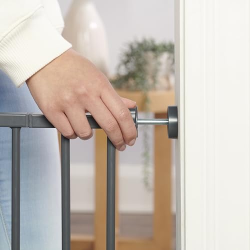 SAFETY 39" Extra Wide Wood Accent Baby Gate (Wooden - 30-39.5"w X 30"h)