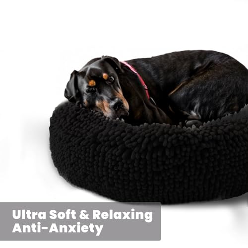 Cloud K 9 Bed for Dogs & Cats (Medium (35''X35'') / Black)