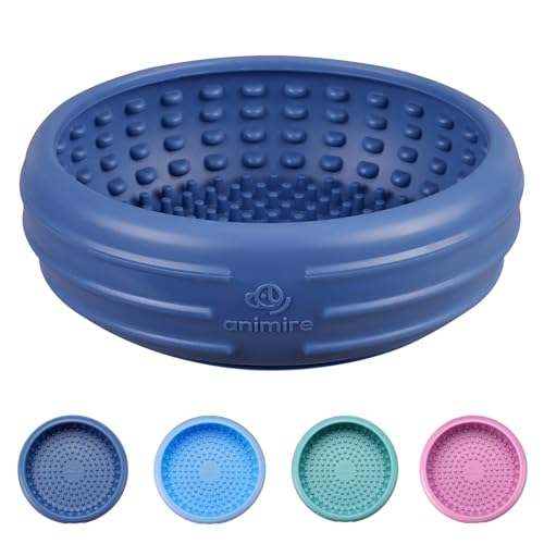 Dog Lick Bowl (S / Dark blue)
