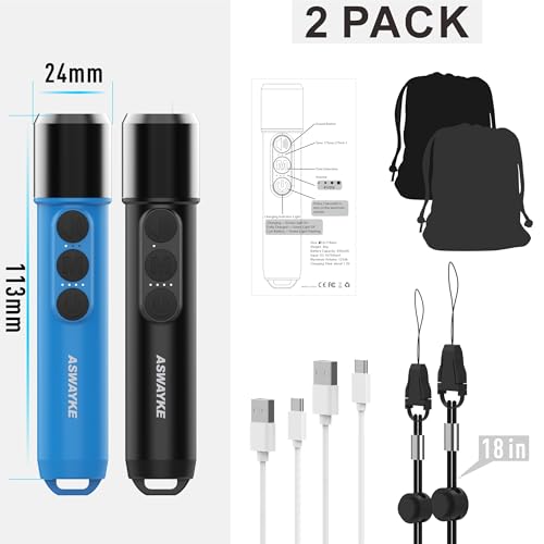 Electronic Whistle Set of 2 (Black)