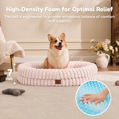 Orthopedic Dog Bed (Pink / L(35*28*7))