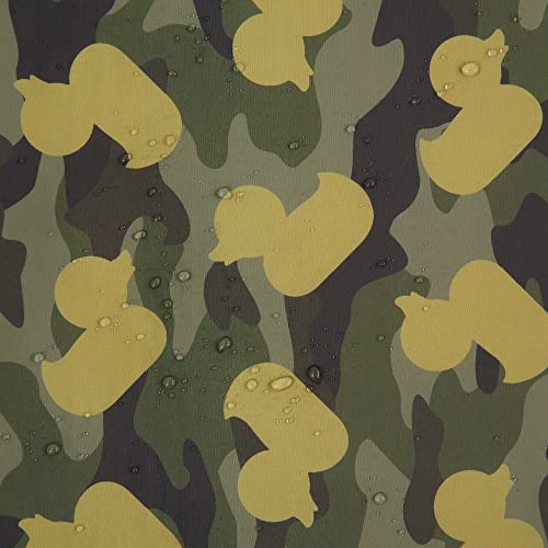 Dog Raincoat Waterproof Dog Rain Jacket with Hood (Camo Ducks / X-Large)