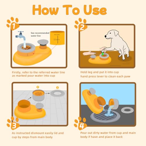 Mechanical Dog Paw Cleaner (Medium-Large)