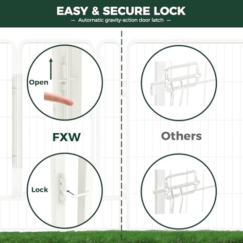 Rollick Dog Playpen (White / 40"H)