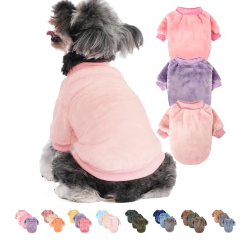 Small Dog Sweaters for Dog Girls (Purple,Pink,Rose / Small)