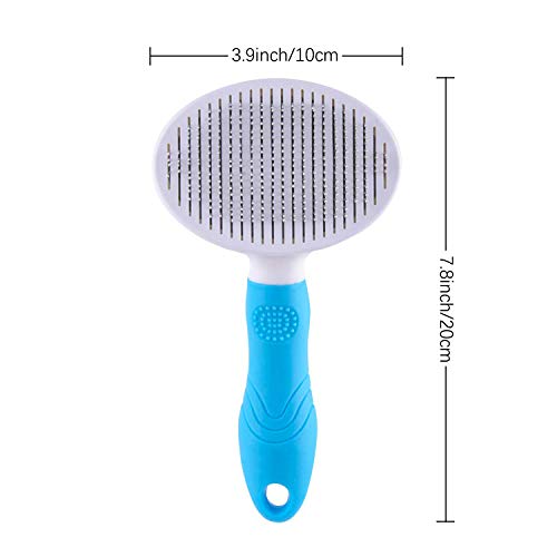 Self Cleaning Slicker Brush (1Pack Blue)