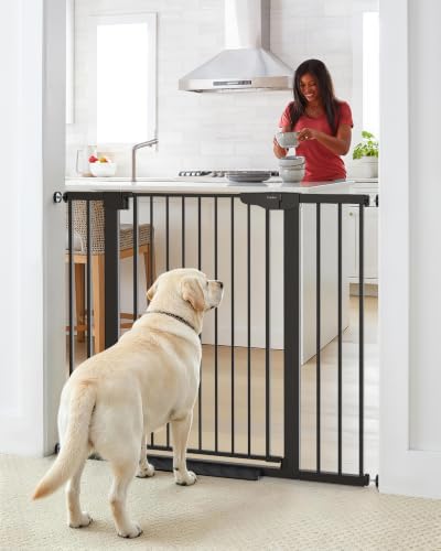 36" Extra Tall Baby Gate (Black / 30"-46" W x 36" H)