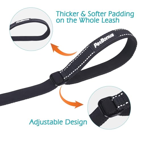 Dog Leash Wrist Strap (Black, Black / 2 Packs)