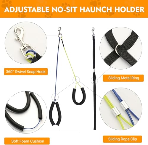 Adjustable Dog Grooming Arm with Clamp (Medium)