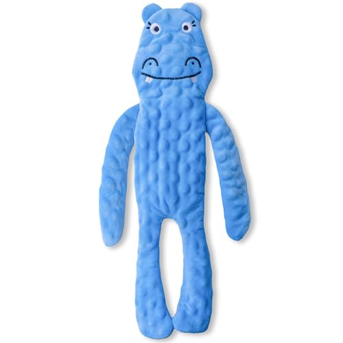 No Stuffing Dog Toys 5 Pack (For Medium and Large Breed / 1 Pack - Hippo)