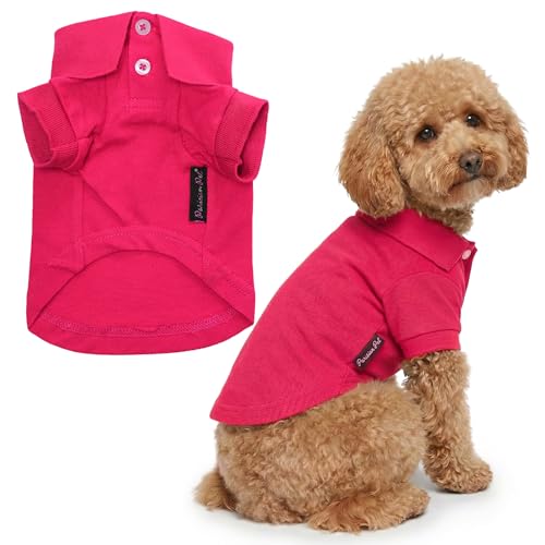 Dog Polo Shirt (L / Pink Polo)