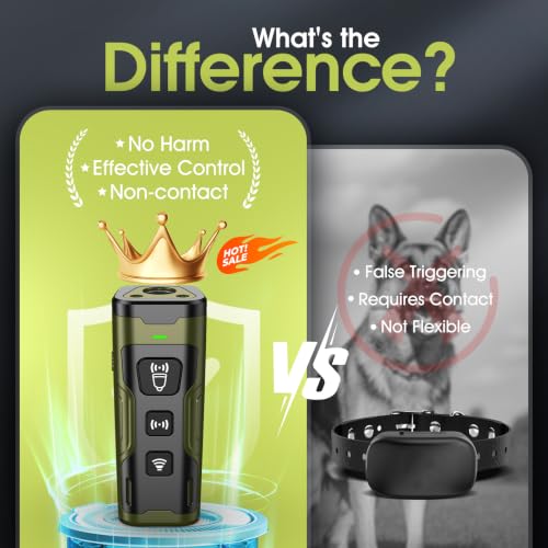 Stop Dog Barking Fast & Safely (Green)