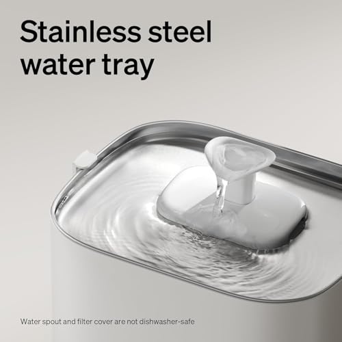 Upgrade Cat Water Fountain (White / Fountain)