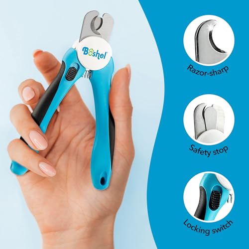Dog and Cat Nail Clipper with Safety Guard (Medium/Small)