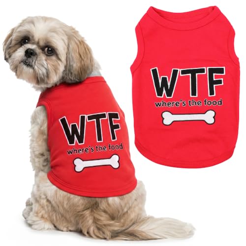 Dog Shirt 100% Cotton Shirts for Medium Dogs (M(8-12lbs))