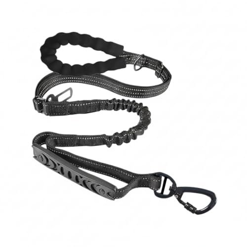 Bungee Leash for Large Dogs that Pull (BLACK)