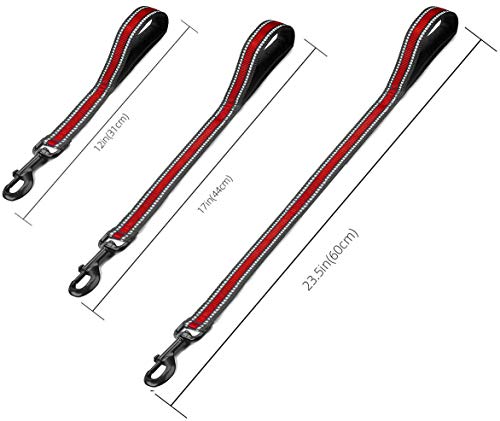 Short Dog Leash (Wide-Red)