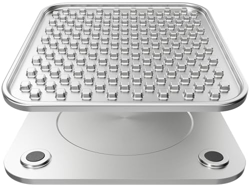 Double Wall Stainless Steel Lick Mat for Dogs & Cats (Large-1Pack)