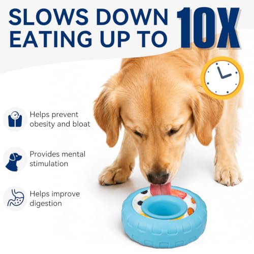 Dog Enrichment Lick Bowl (Medium / Light blue)