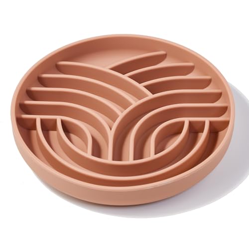 Slow Feeder Dog Bowl (Coral)