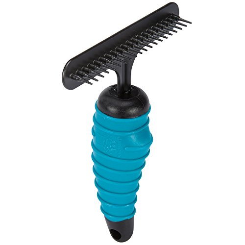 Ergonomic Undercoat Pets Rake (20 Pins / Long)