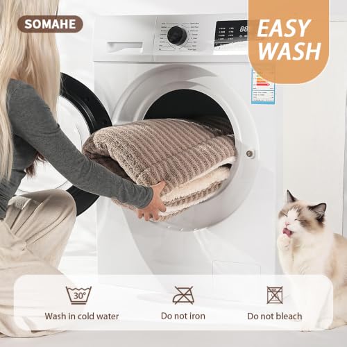 Self Warming Cat Bed Mat (Coffee / M(23.6×15.7x 1.5inch))