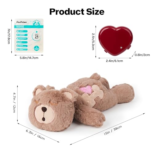 Heartbeat Dog Toy for Puppy Anxiety with Rechargeable Heartbeat