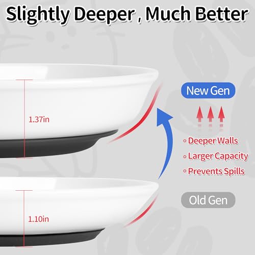 Cat Food Bowls (Deep Dish | 3 PCS / Fishbone)