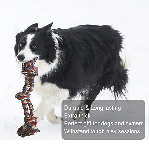 14 Pack Puppy Chew Dog Rope Toy Assortment for Small Medium Large Breeds (14 Pack Rope Combo)
