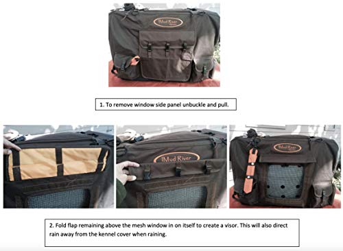 Mud River Dixie Kennel Cover (Medium (32″ x 23″ x 25″))