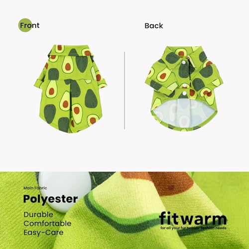 Avocado Hawaiian Dog Shirt (Medium / Avocado)