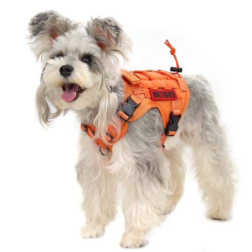 Tactical Dog Harness Vest No (XX-Small / Orange)