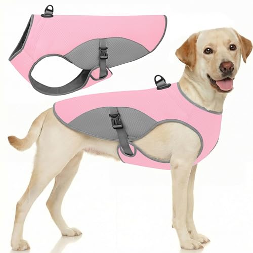 Dog Cooling Harness for Extra Large Dogs (Pink / XX-Large)