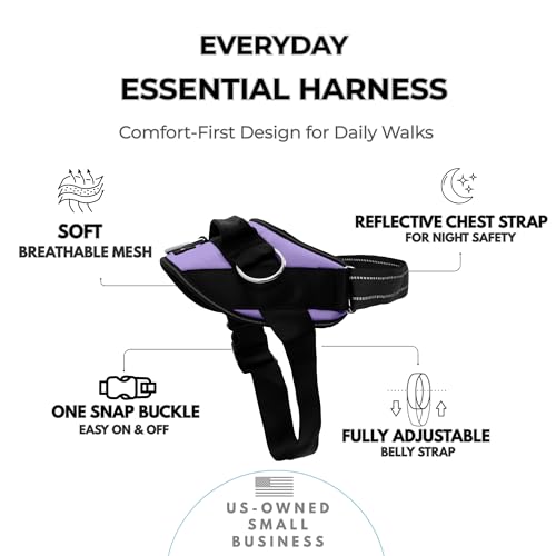 Essential Dog Harness (Icy Lilac / XL)