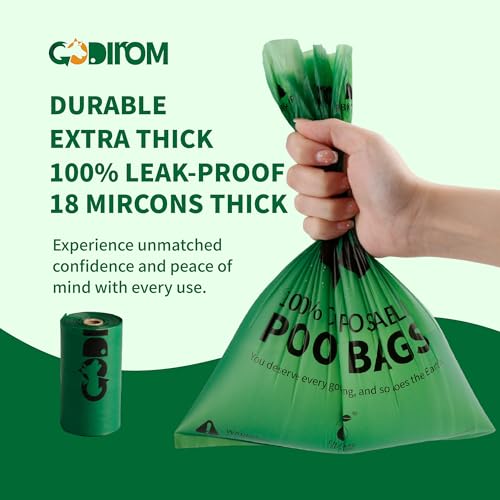 Certified Home Compostable Dog Poop Bags (Dark Green / 270 Count (Pack of 1))