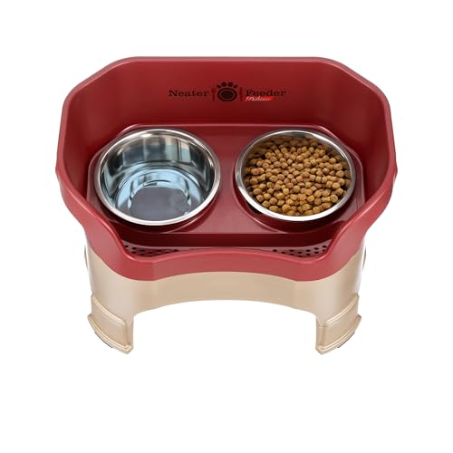 Neater Feeder Deluxe Mess (Medium + Standard Bowl / Cranberry)