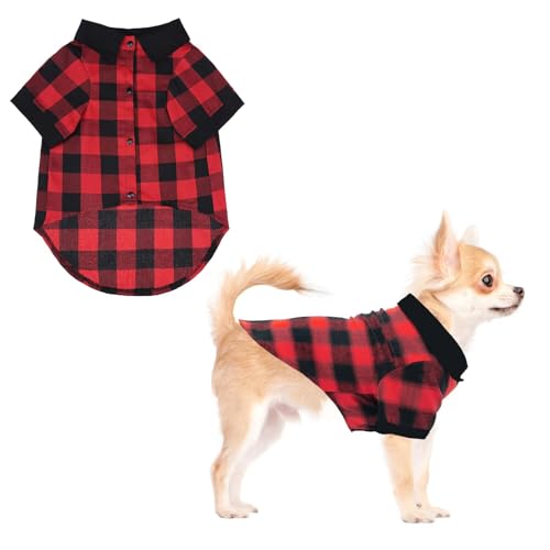 Christmas Dog Shirt (Small / Red)