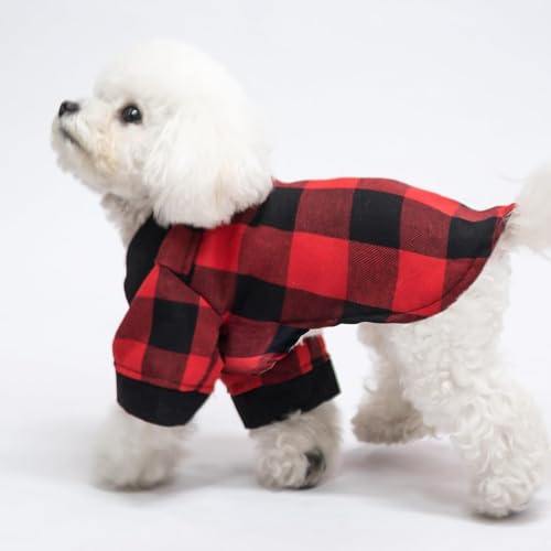 Chirstmas Dog Shirt (Medium / Red)