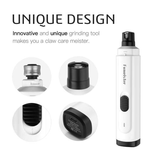 Pet Nail Grinder for Dogs (White)
