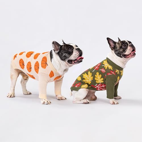 Pumpkin Dog Sweater (Small / Pumpkin)