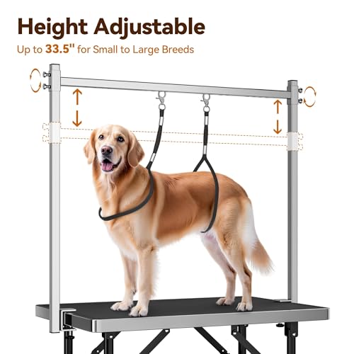 Dog Grooming Table with Arm