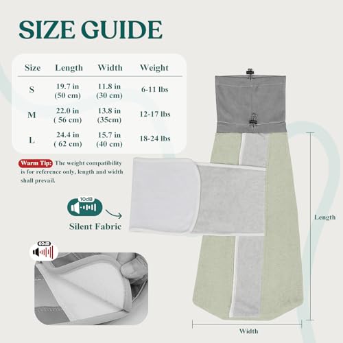 Cat Grooming Wrap for Cutting Nails (S: ( 6-11LB ) / Green)