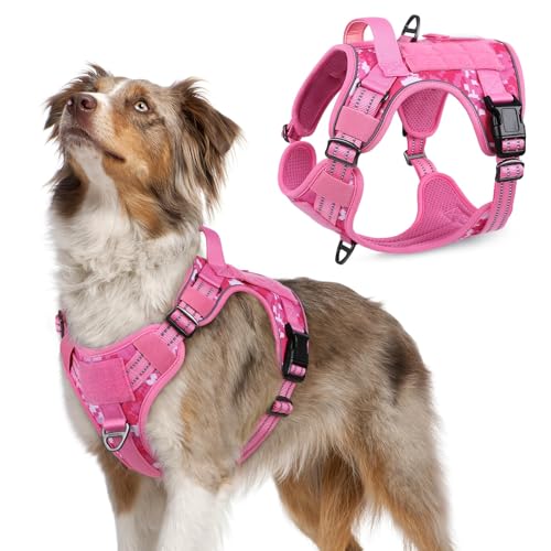 Tactical Dog Harness for Medium (Pink camo / Medium)