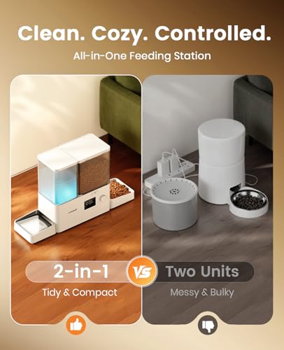 Automatic Cat Feeder and Water Dispenser